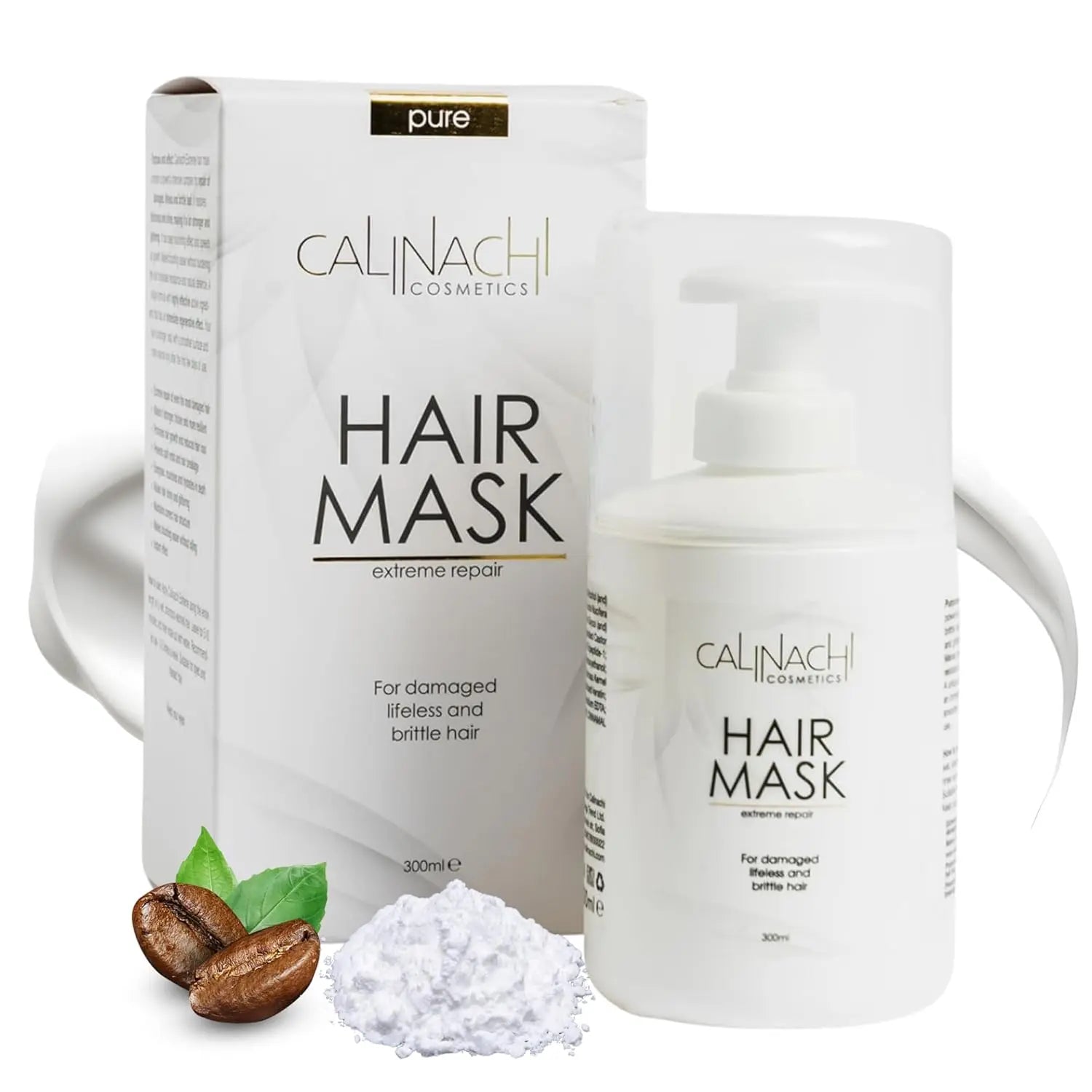 Protein Expert (Dry to Normal & Normal) Anti-Hair Loss, Restorative, Mask for Scalp and Hair, 300 ml. CALINACHI Cosmetics