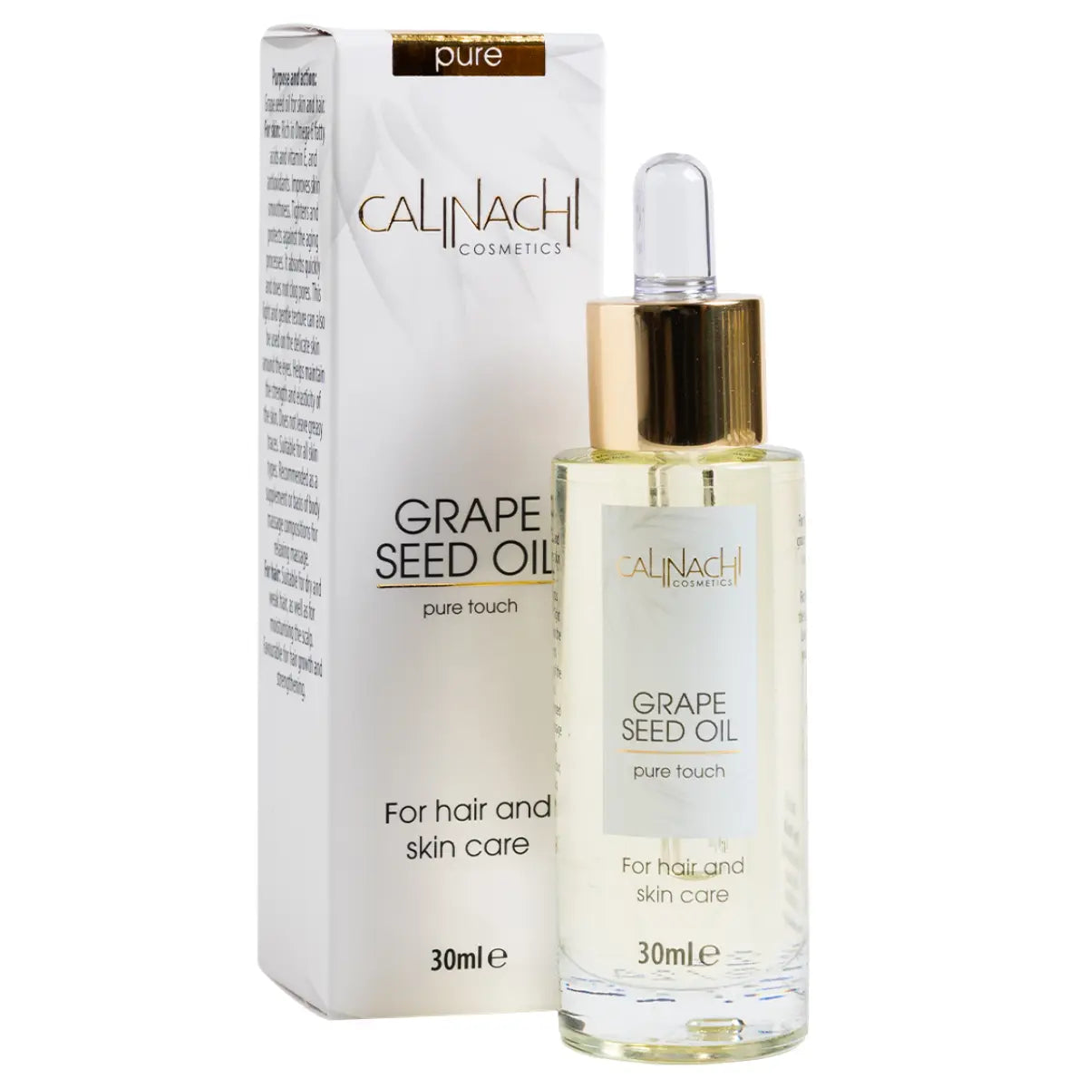 Grape Seed Oil, 30ml. CALINACHI Cosmetics