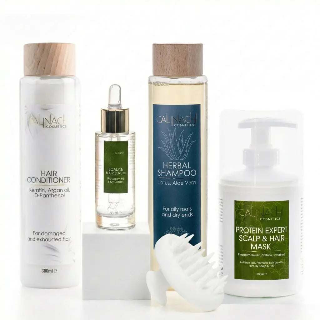 Scalp Microbiome Comfort / Flaking Tendency Flaky / Oily Scalp Therapy CALINACHI Cosmetics