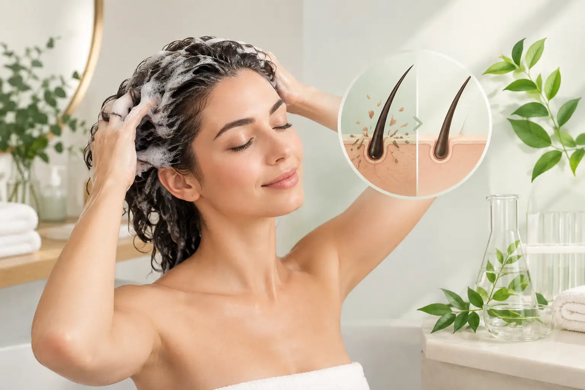 Hair Wash Day Causing More Shedding? Gentle Cleansing