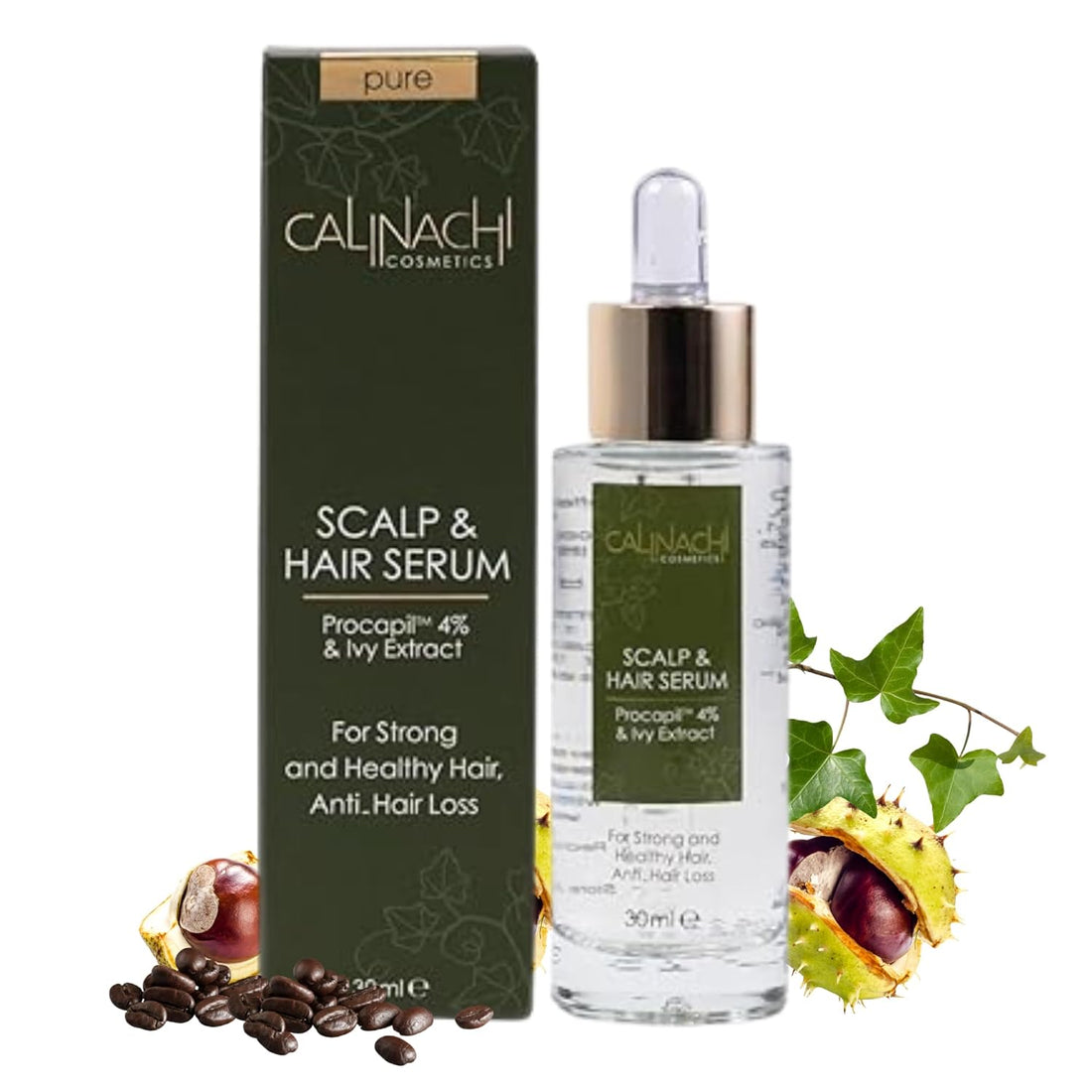 Anti-Hair Loss Serum for Scalp and Hair, Procapil 4% and Ivy Extract  CALINACHI Cosmetics