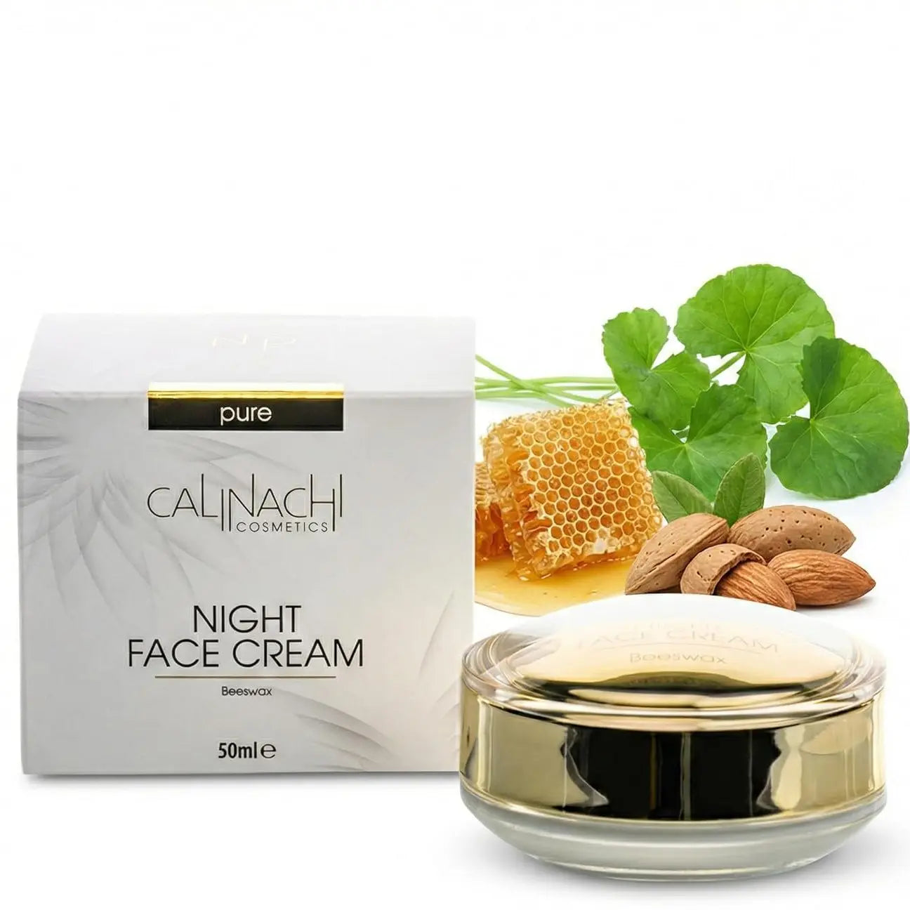 Regenerating Night Cream for Face, Neck, and Décolletage, 50ml  CALINACHI Cosmetics