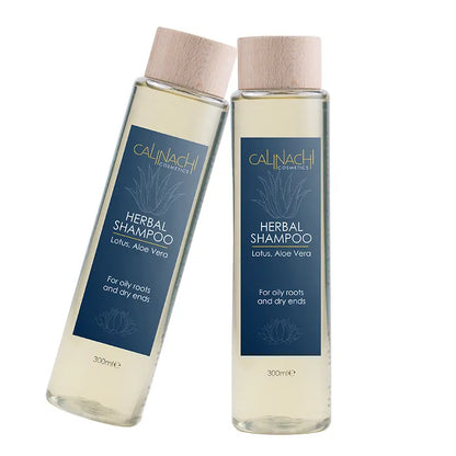 Oily Scalp and Dry Ends Herbal Shampoo, Sulfate free, 300ml.  CALINACHI Cosmetics