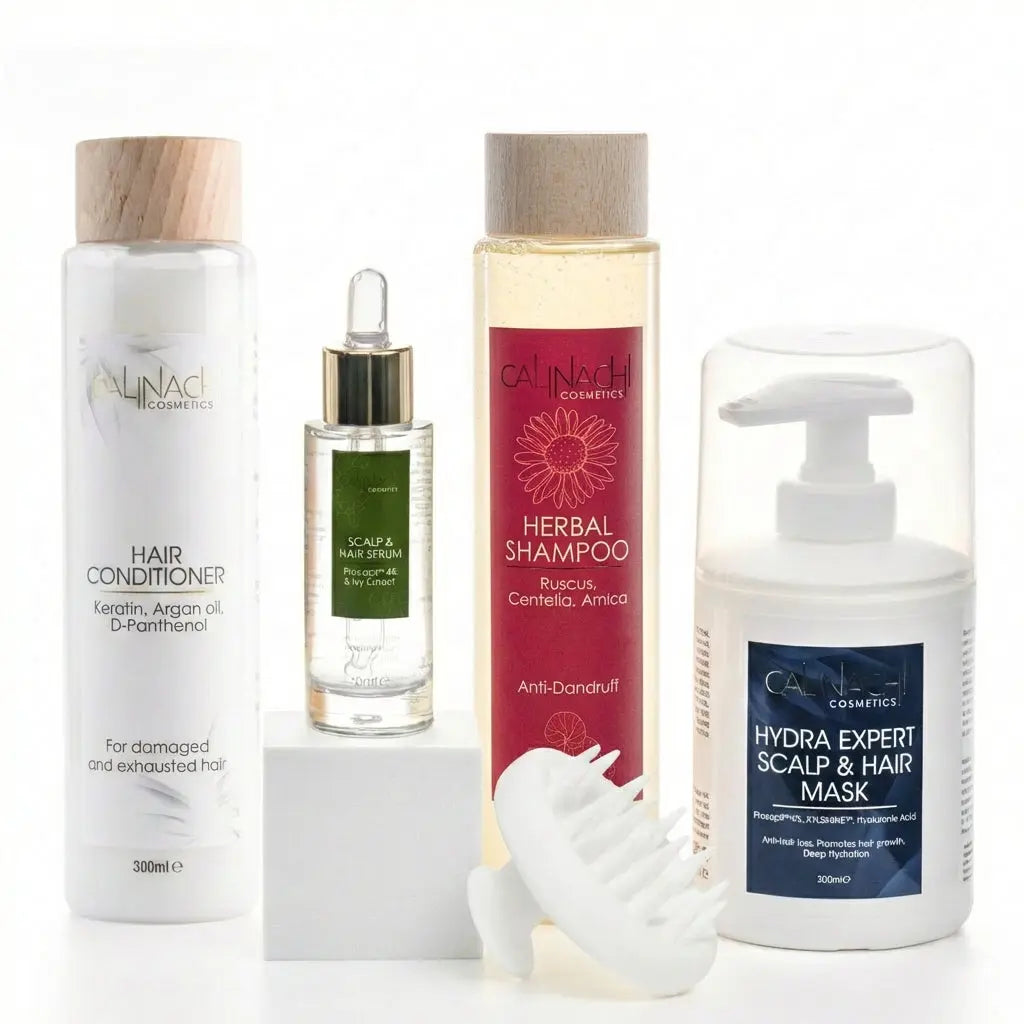 Scalp Microbiome Comfort / Flaking Tendency / Flaky Scalp Therapy  CALINACHI Cosmetics