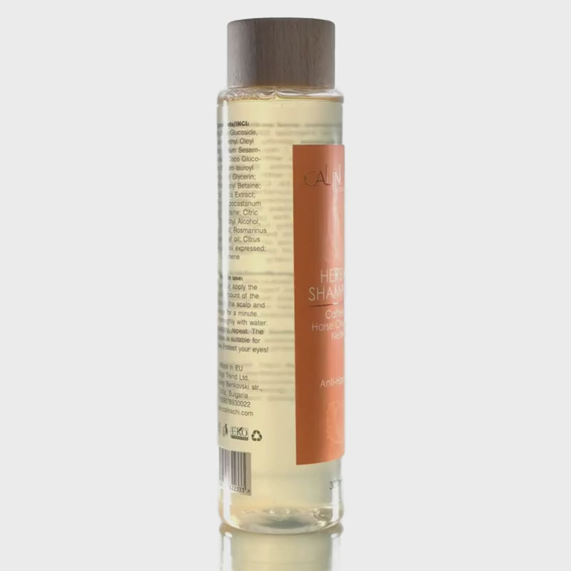 Professzionális hajhullás elleni sampon | Gyógynövényes és szulfátmentes | 300 ml